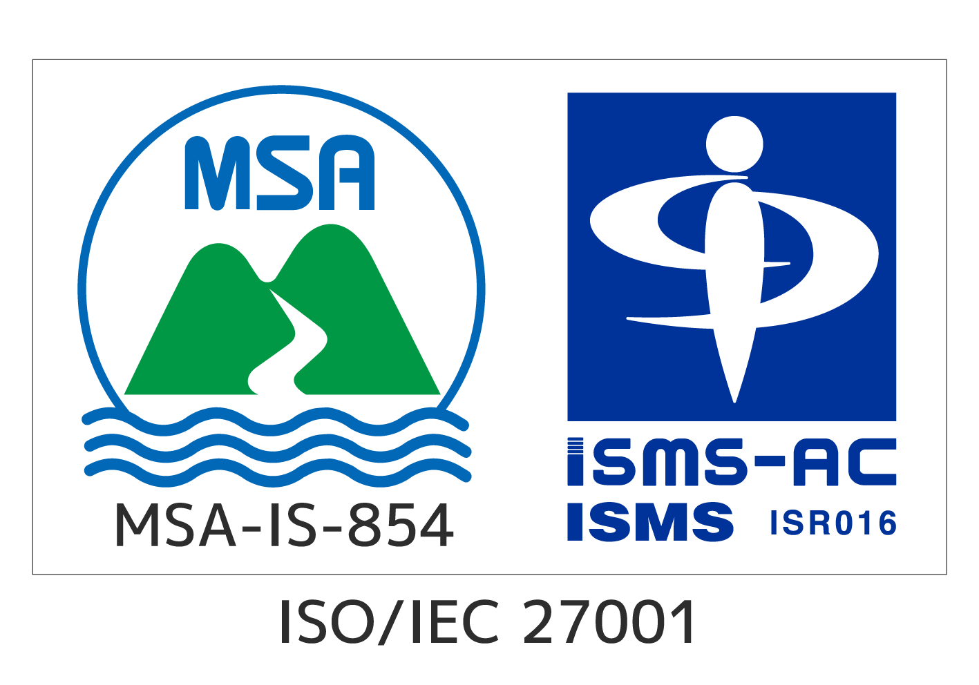 ISMS認証マーク ISO/IEC 27001